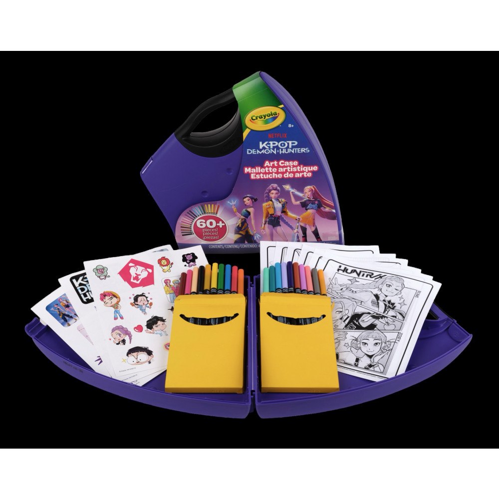 KPOP DEMON HUNTERS KPDH CRAYOLA Art Case
