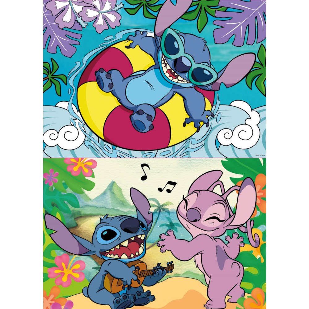 Educa Puzzle Educa 2X100 Disney Stich