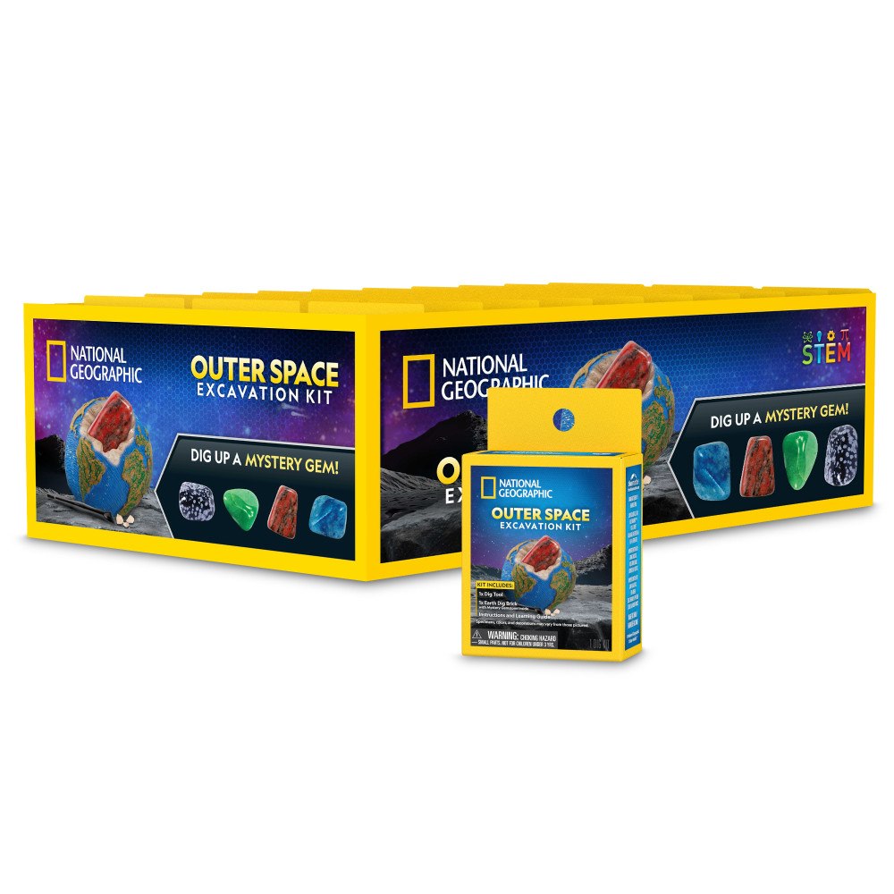 NATIONAL GEOGRAPHIC National Geographic Mini Rymd Gräv Kit Sort.