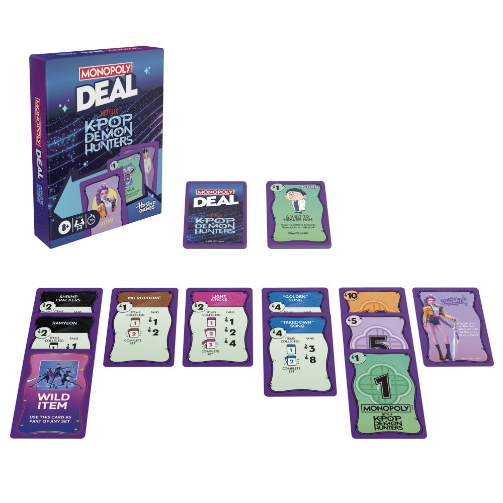 KPOP DEMON HUNTERS KPDH Monopoly Deal FI