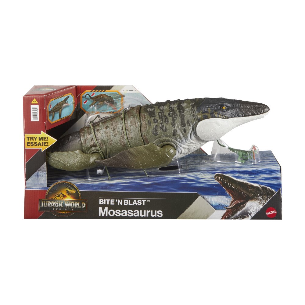 Jurassic World JW Rebirth Bite & Blast Mosasaurus