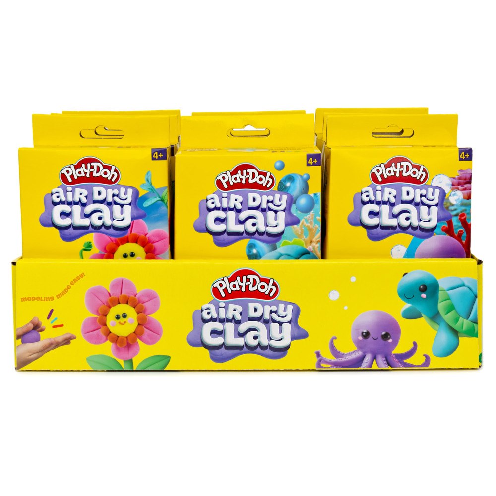Play-Doh Play Doh Lufttorkande lera Buddy Peg ask sort