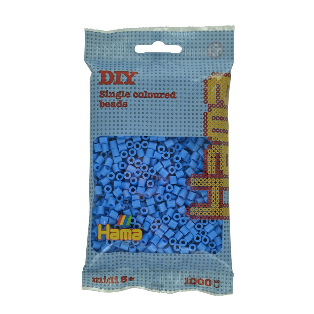 Hama Hama Midi pärlor 1000 stk Himmelblå