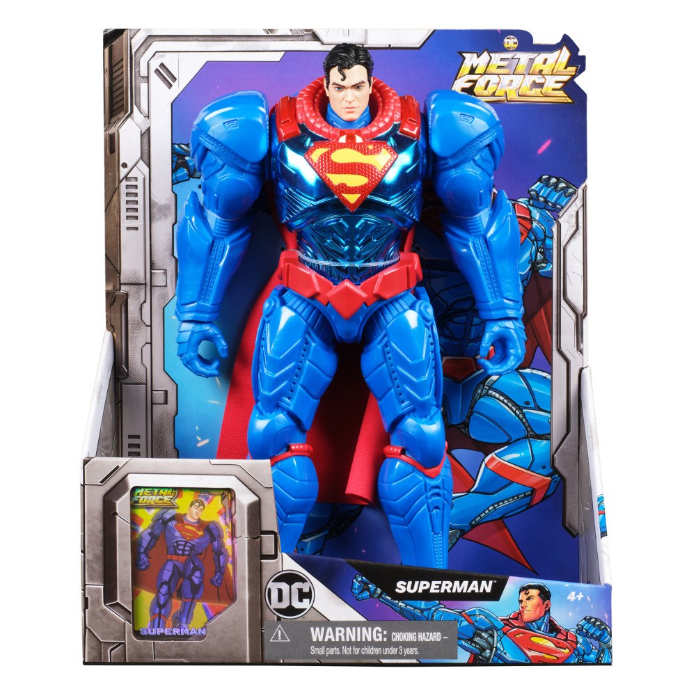 Batman & DC Universe DC Metal Force XL-hjältar 30 cm Superman