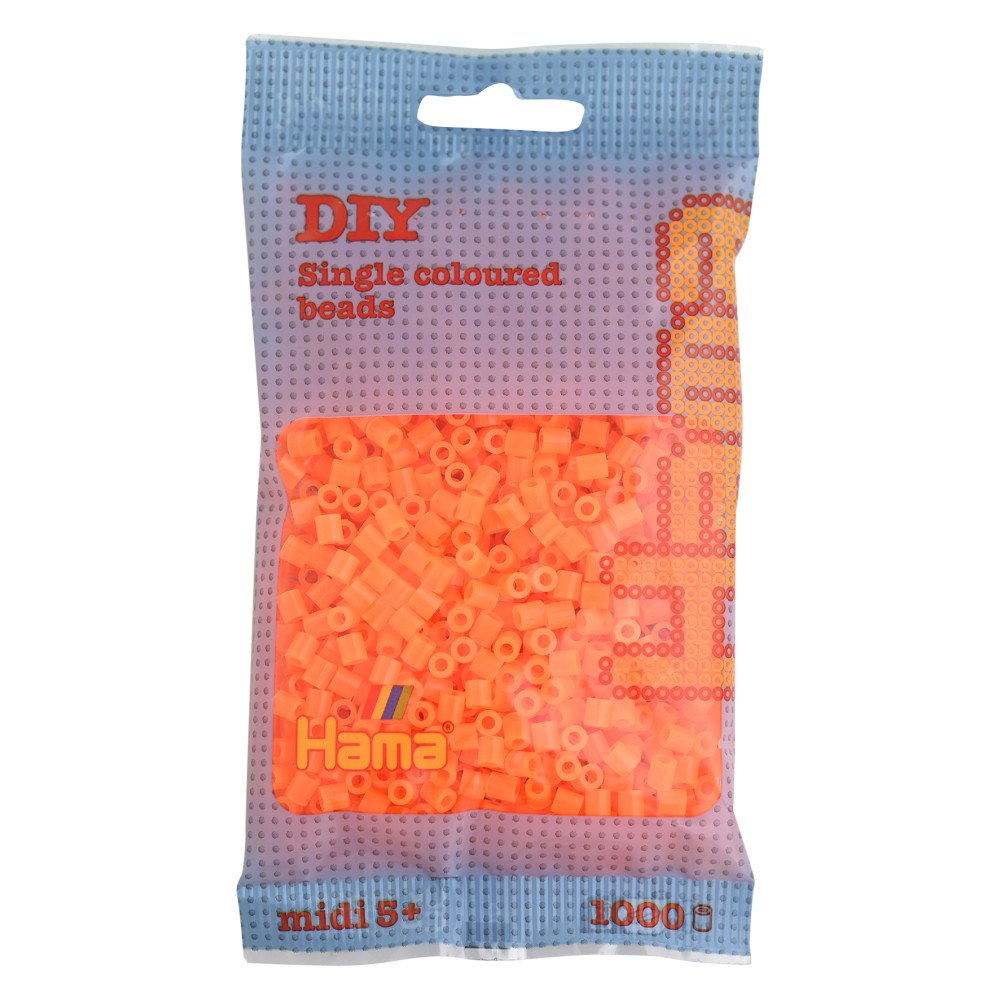 Hama Hama Midi pärlor 1000 stk Neonorange