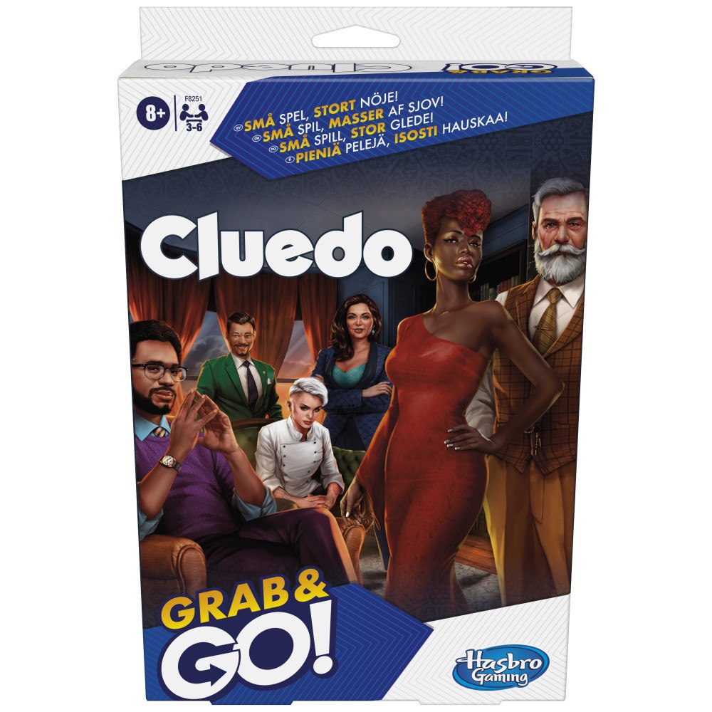 Hasbro Games Cluedo Grab & Go DK/NO/SE/FI