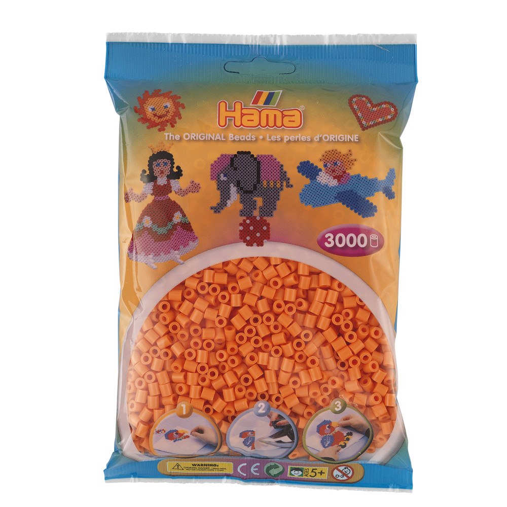 Hama Hama Midi beads 3000 pcs. Aprikos