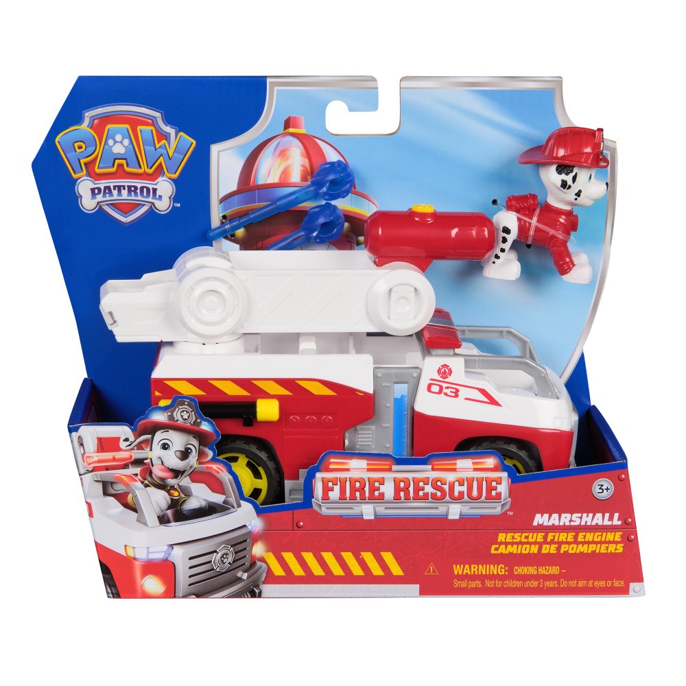 Paw Patrol Paw Patrol Fire Rescue Fordon sort