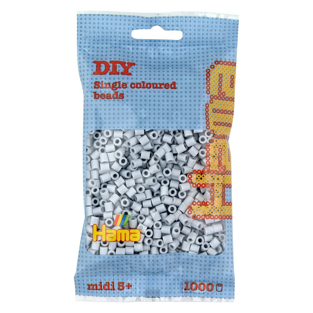 Hama Hama Midi pärlor 1000 stk Ljusgrå
