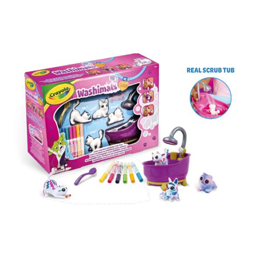CRAYOLA Crayola S. Scrubbies Husdjur Badkar set