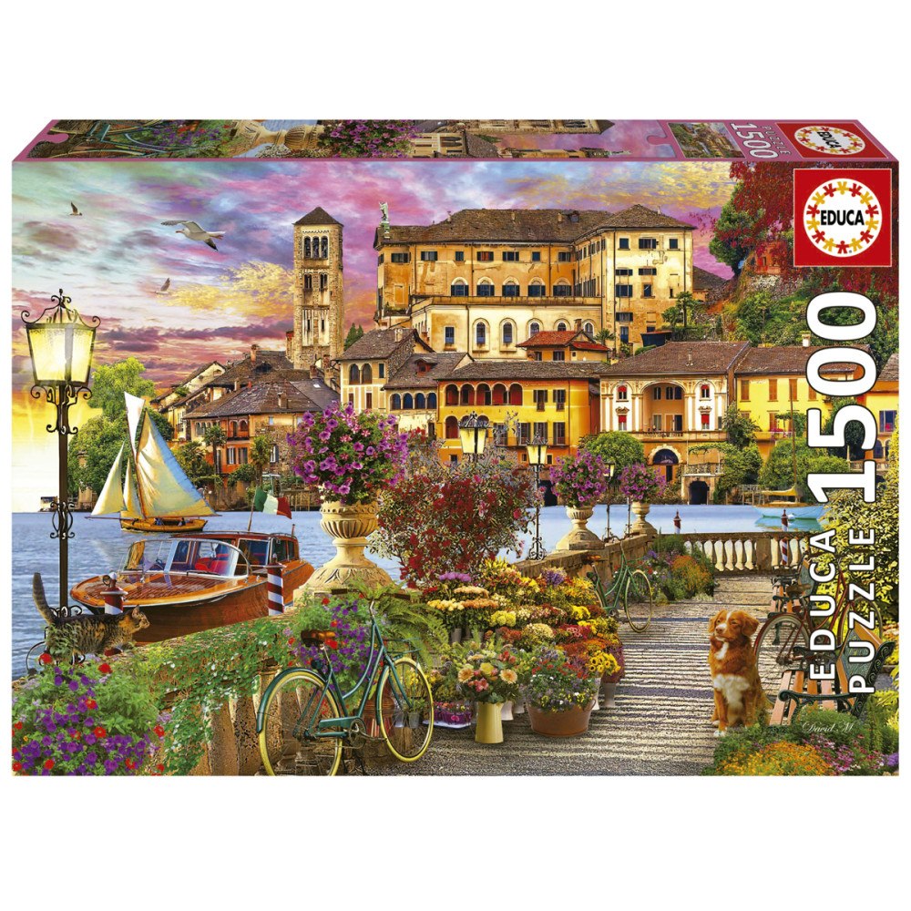 Educa Puzzle Educa 1500 italiensk strandpromenad