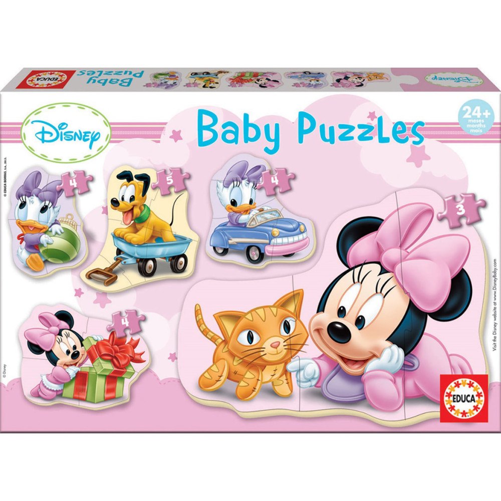 Educa Puzzle Educa Baby 3-4-4-4-5 Pcs Minnie