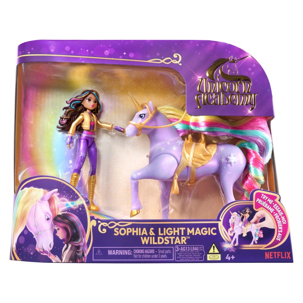 Unicorn Academy Enhörningsakademin Liten docka Sophia&Magic Wildstar