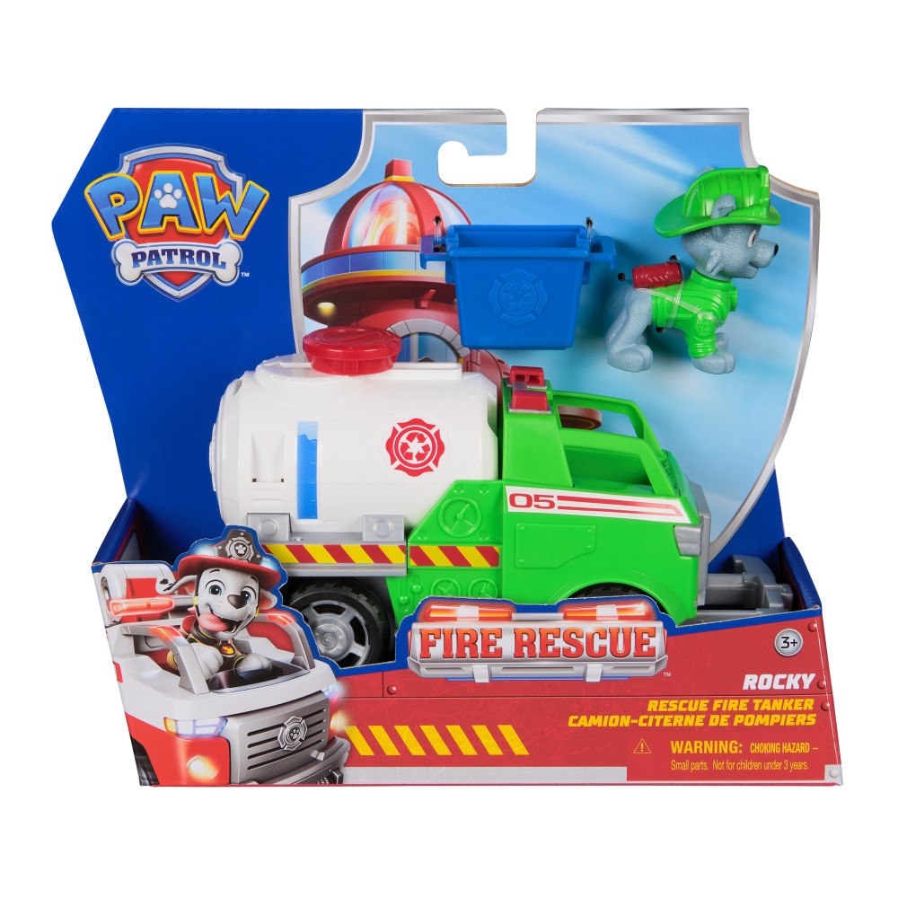 Paw Patrol Paw Patrol Fire Rescue Fordon Rocky