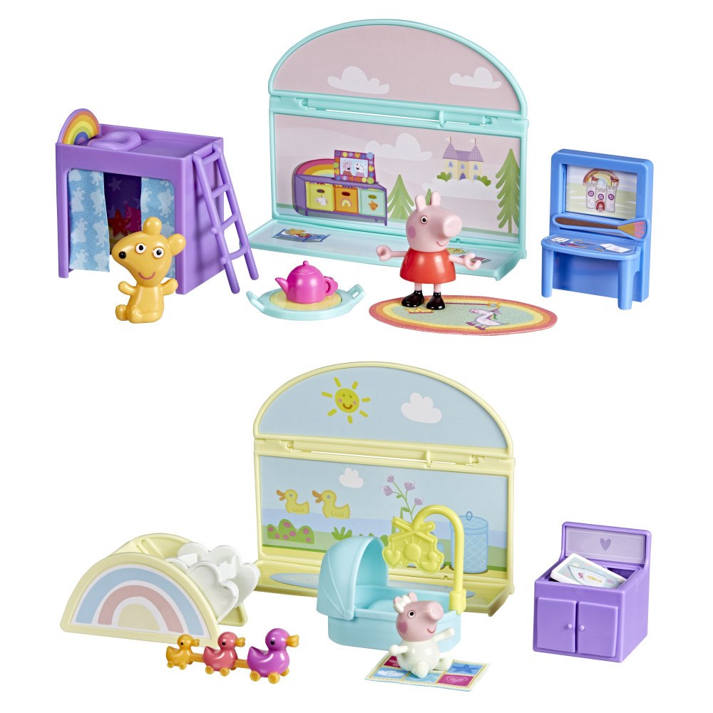 PEPPA PIG Peppa Pig Rum Lekset Sort.