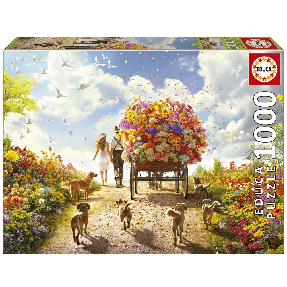 Educa Puzzle Educa 1000 Bära blommor