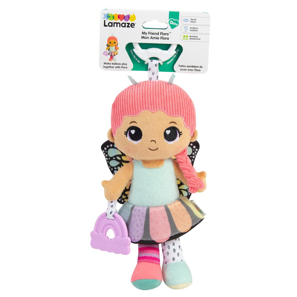 Lamaze Lamaze Min kompis Flora med hänge