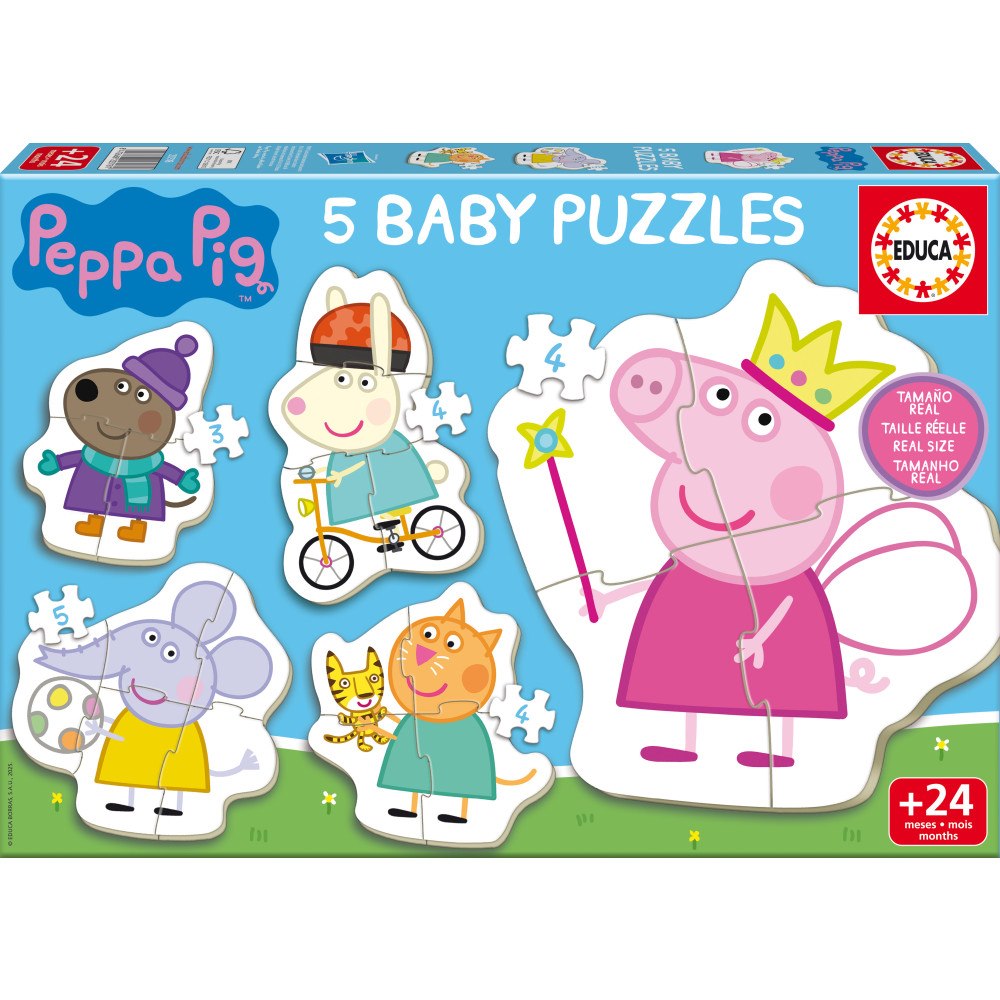 Educa Puzzle Educa Baby Puzzles Peppa Pig