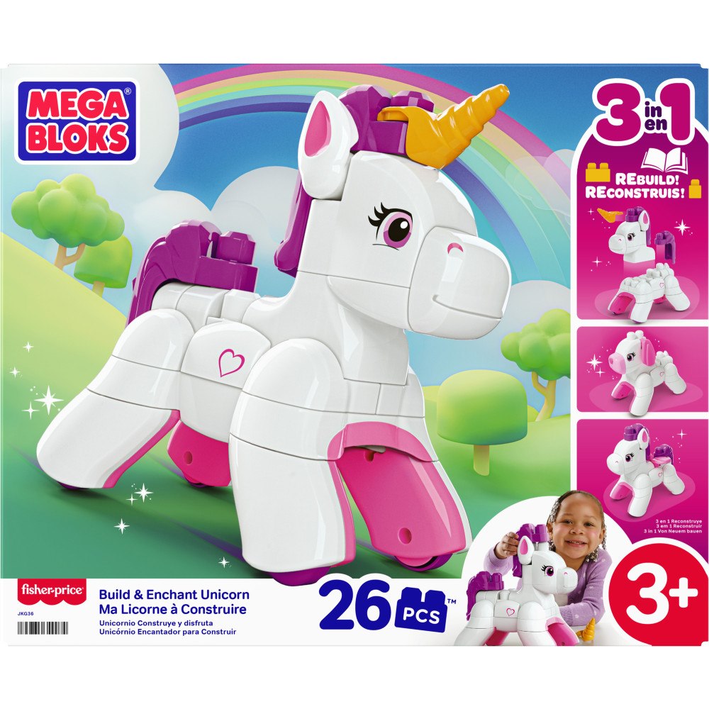 MEGA MEGA Bloks Bygg & Förtrolla Enhörning