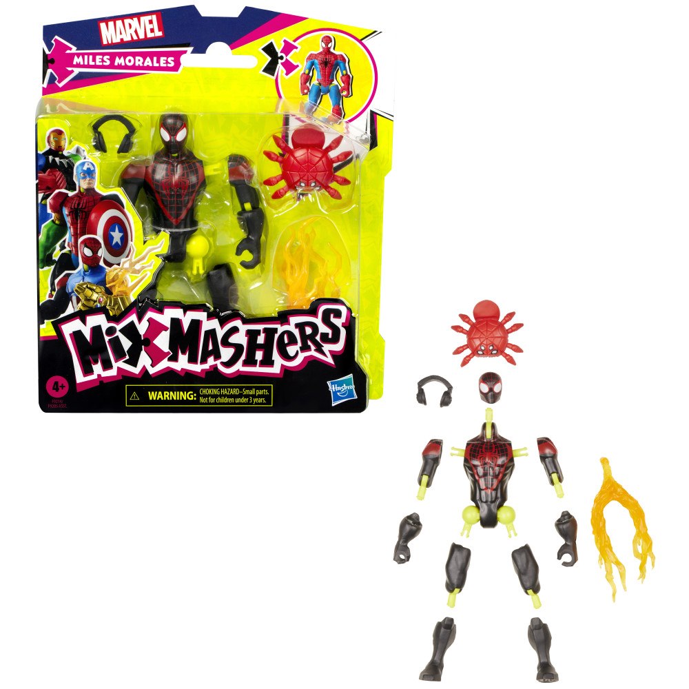Spider-Man Spider-Man MixMashers Figur 12 cm sort.