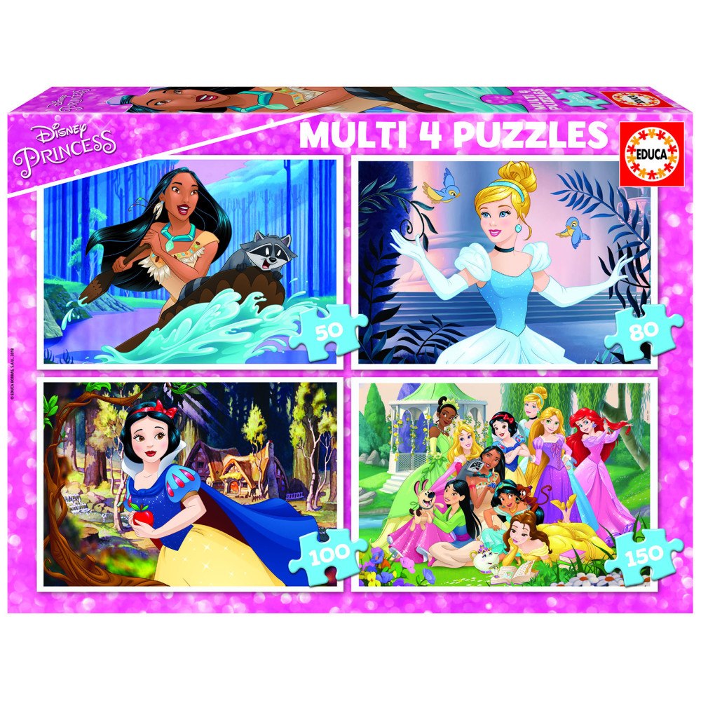 Educa Puzzle Educa 50-80-100-150 Disney Princess