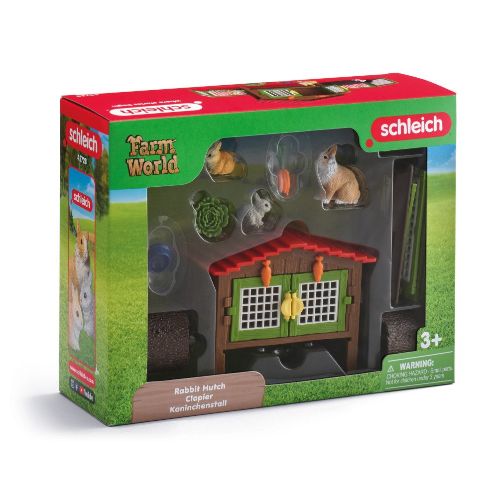 Schleich schleich® kaninbur med 3 kaniner