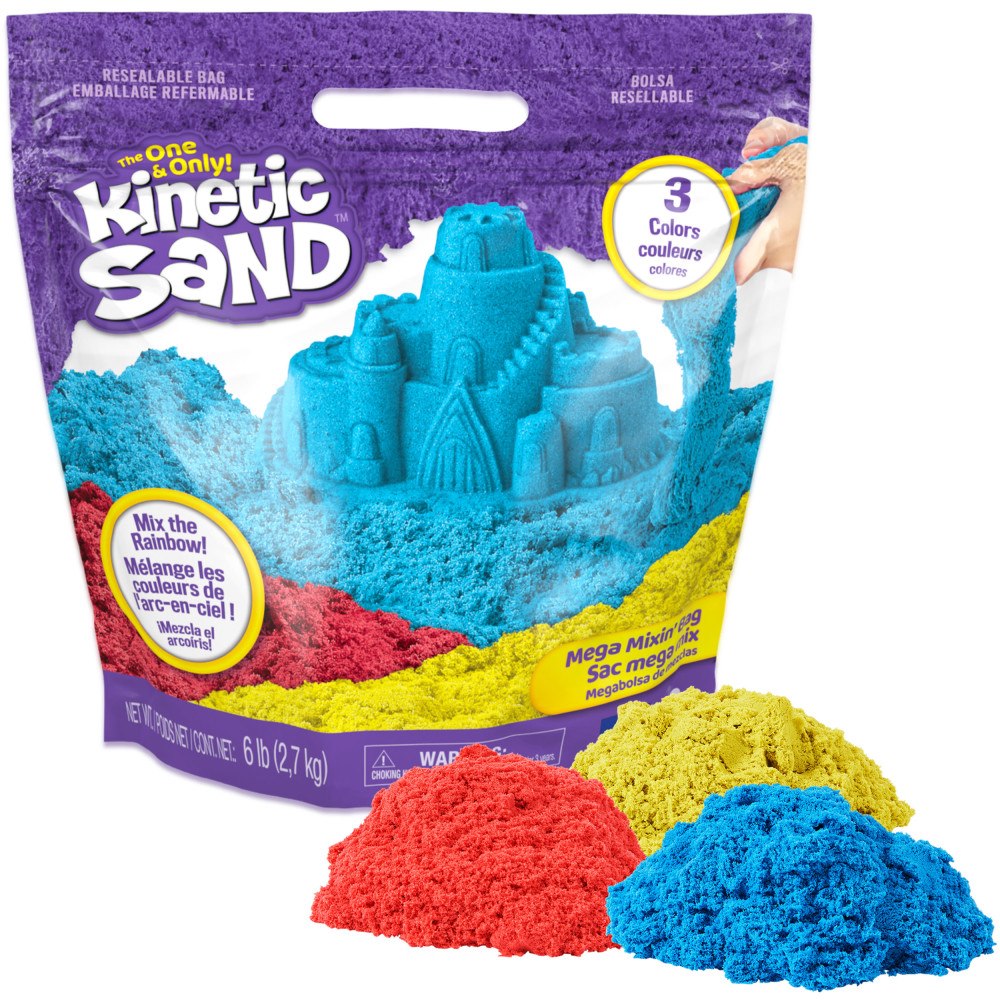 KINETIC SAND Kinetic Sand påse med färgad sand 2,7kg