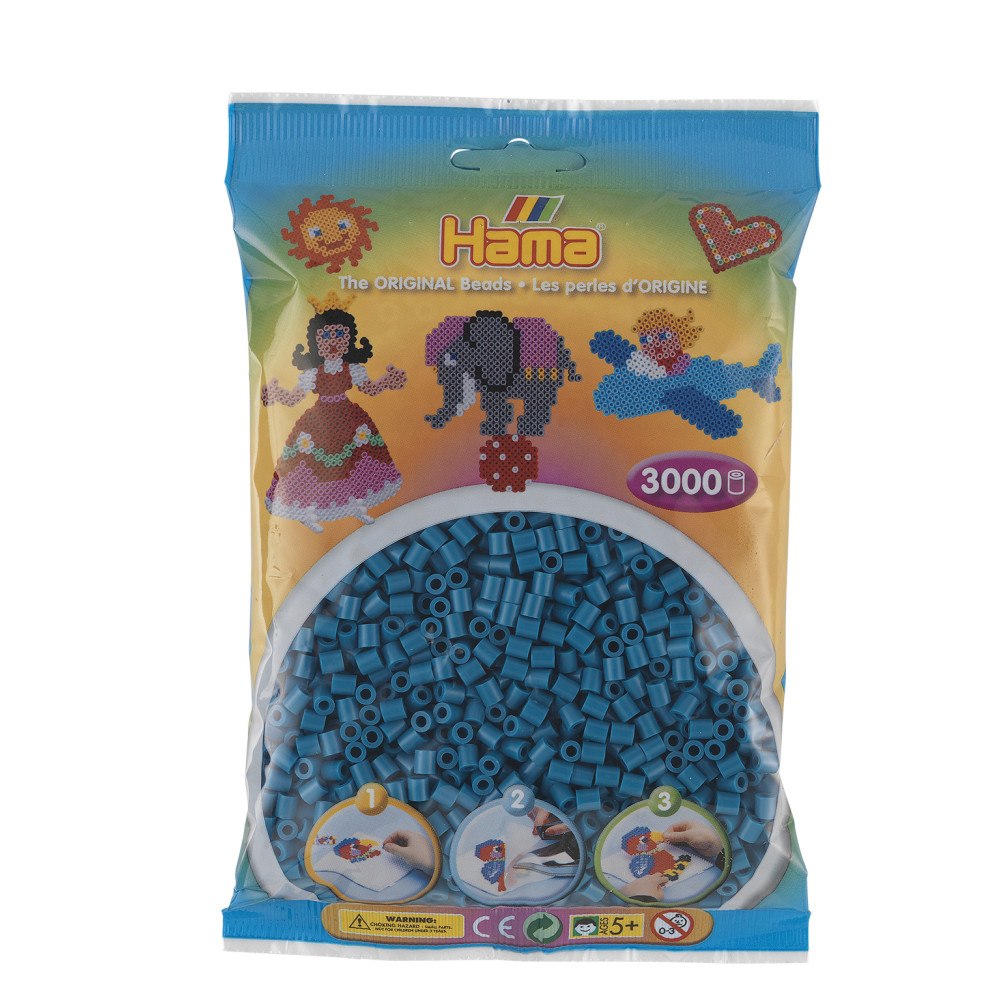 Hama Hama Midi beads 3000 pcs. Bensinblå