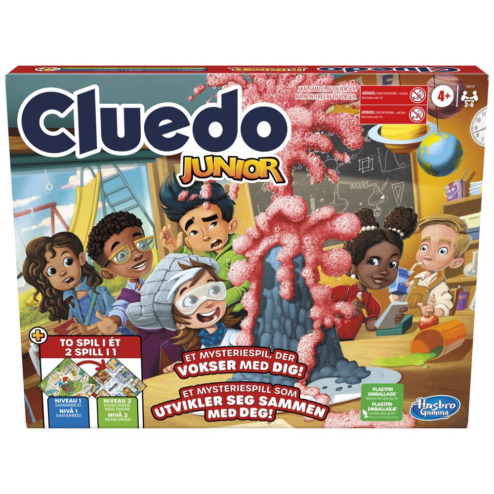 Hasbro Games Cluedo Junior DK/NO