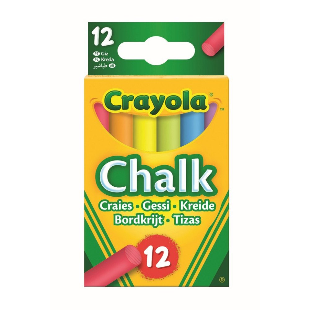 CRAYOLA Crayola Tvättbar Färgkrita 12 st