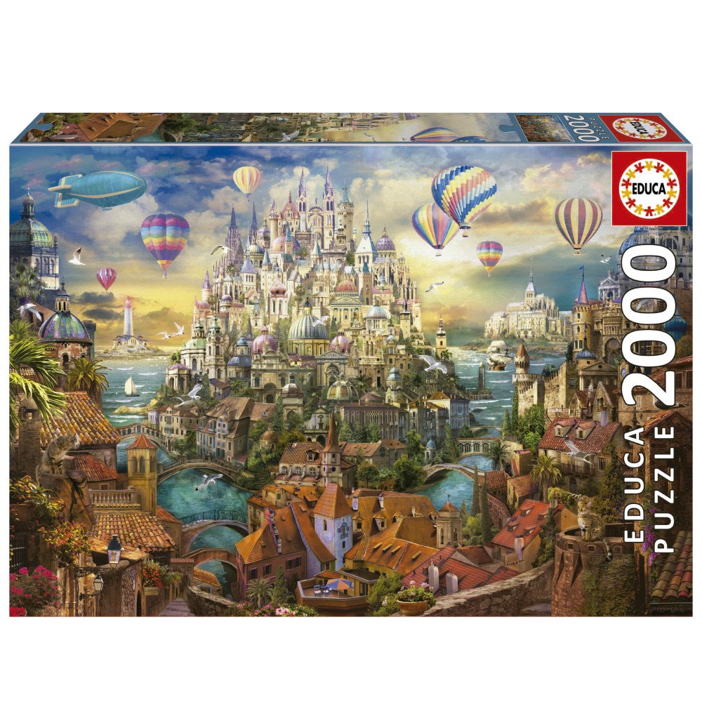 Educa Puzzle Educa 2000 Drömstad