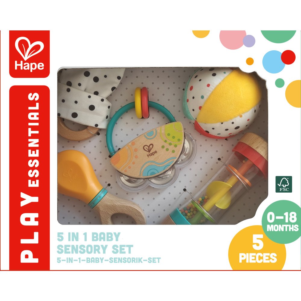 Hape Hape 5-i-1 sensoriskt set