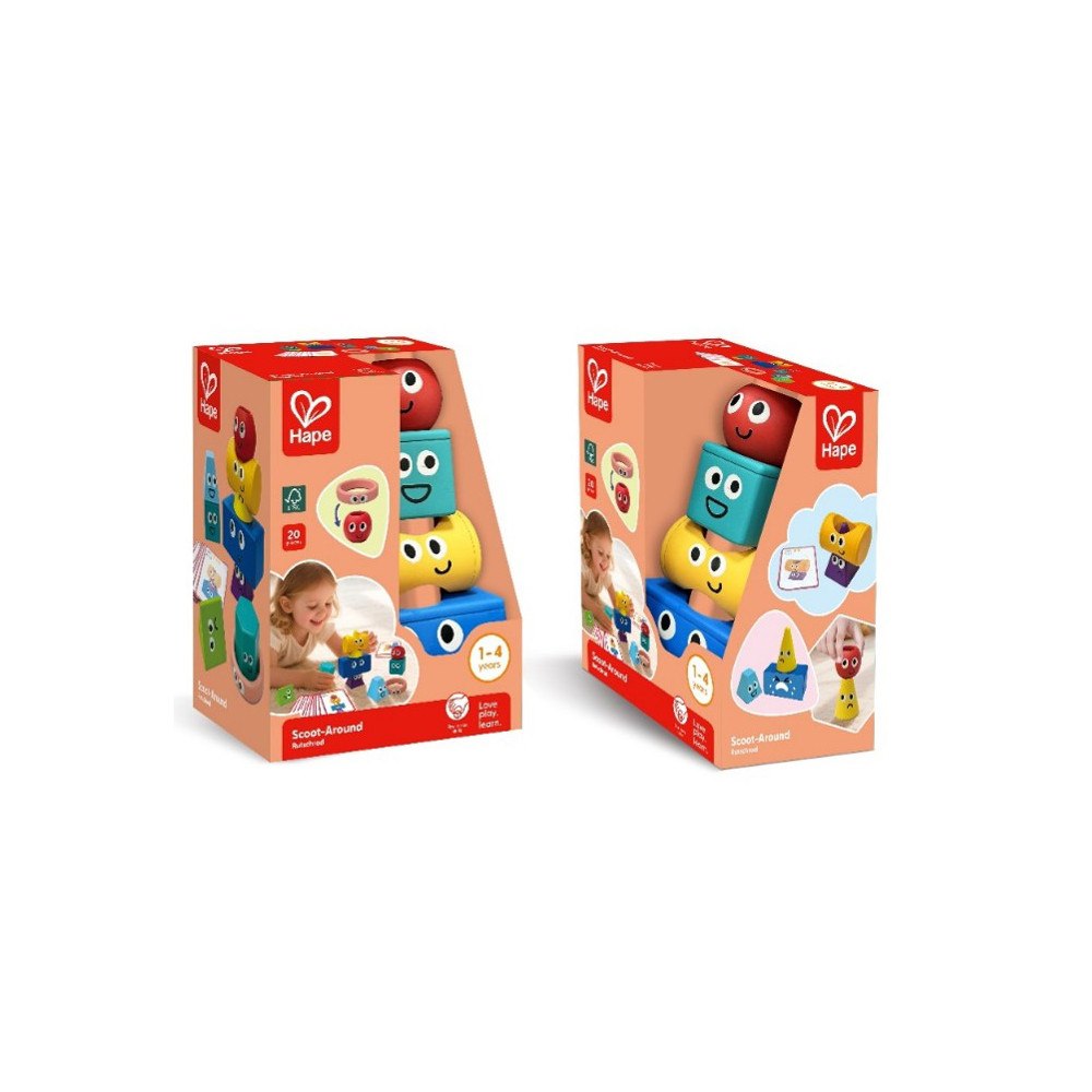 Hape Hape Geometriskt  Stapeltorn