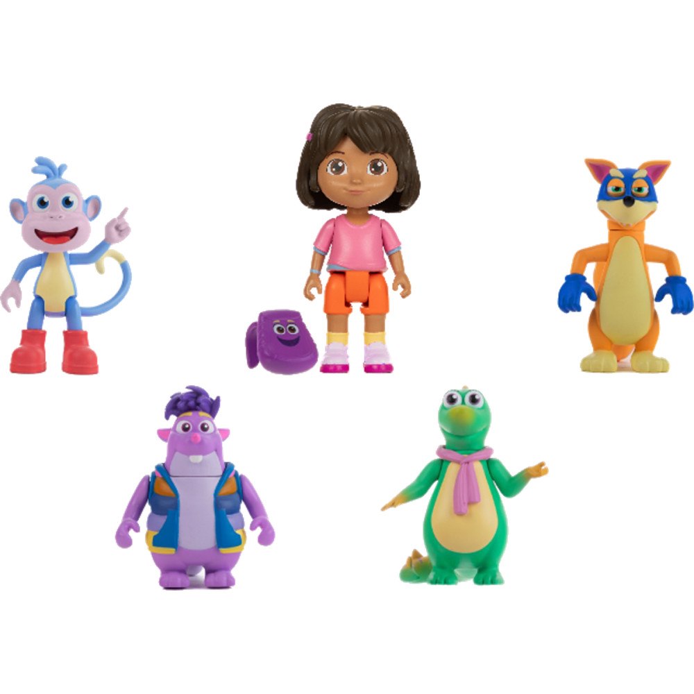 Dora The Explorer Dora Utforskaren Figur 7,5 cm sort