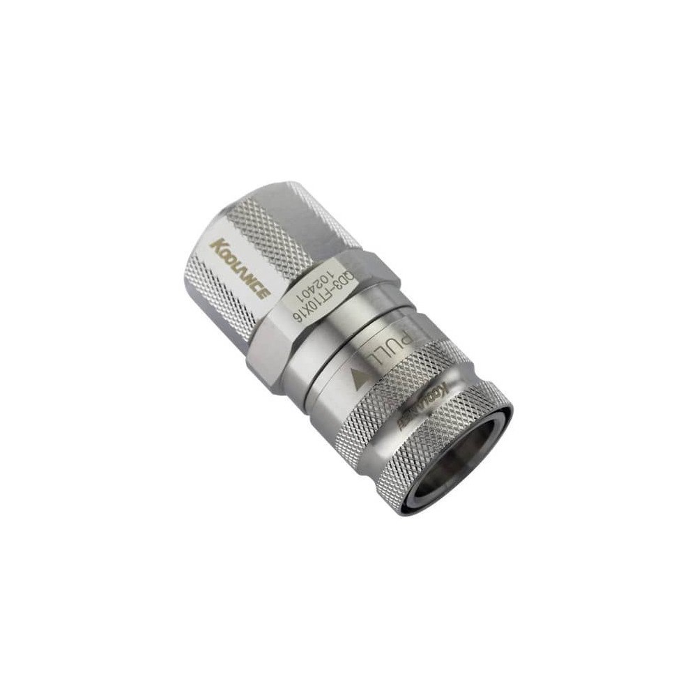 Koolance Koolance QD3 snabbkoppling rak hona 16/10 mm no-spill silver...