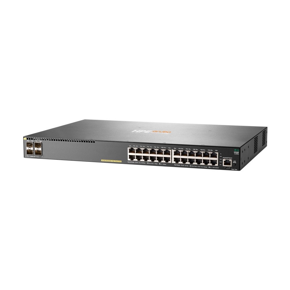 Hewlett Packard Enterprise HPE Aruba 2930F 24G PoE+ 4SFP+