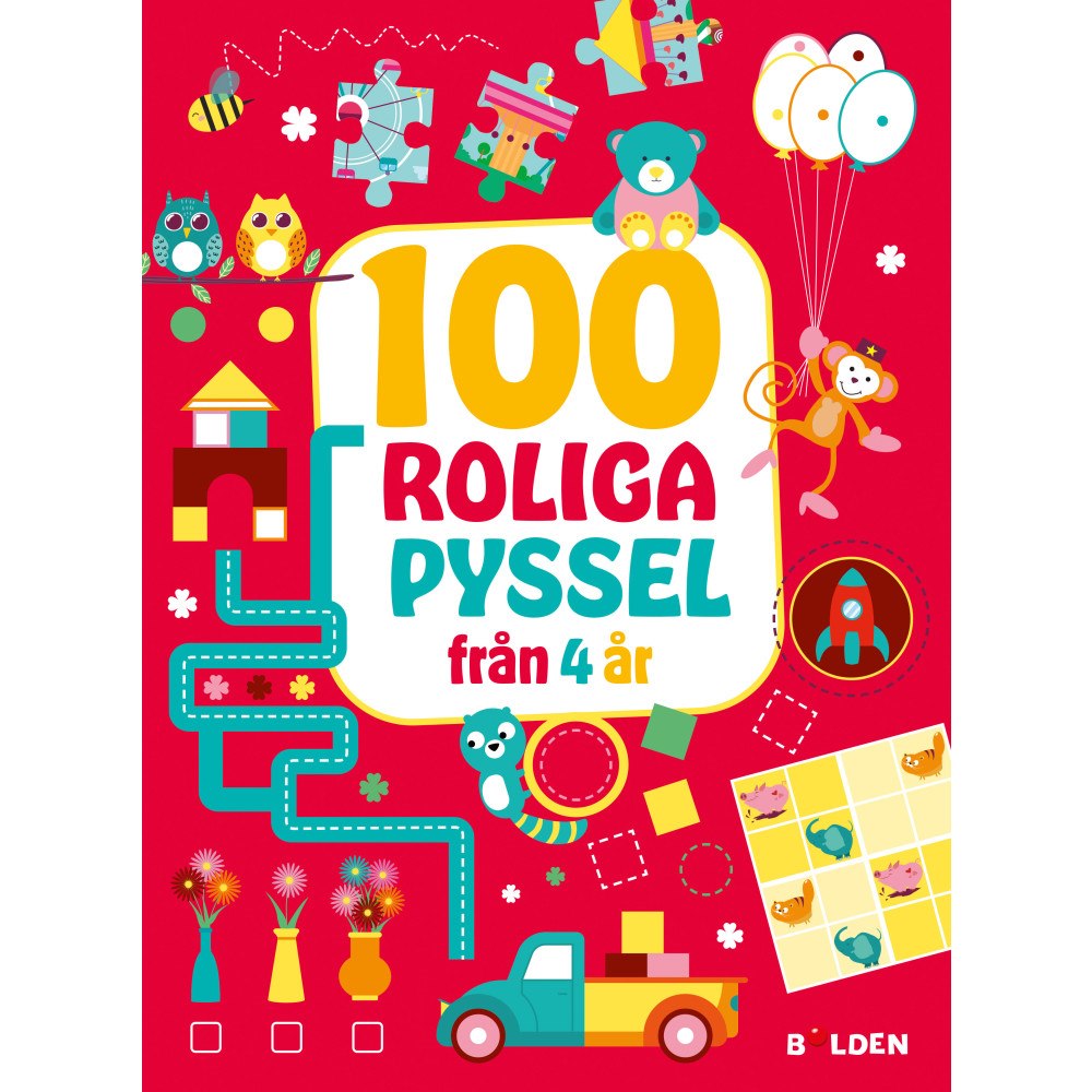 Förlaget Bolden ApS 100 nya roliga pyssel – från 4 år (häftad)