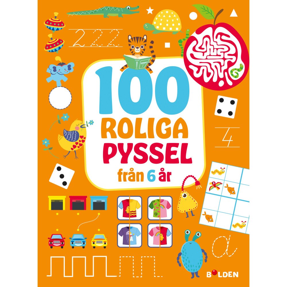 Förlaget Bolden ApS 100 nya roliga pyssel – från 6 år (häftad)