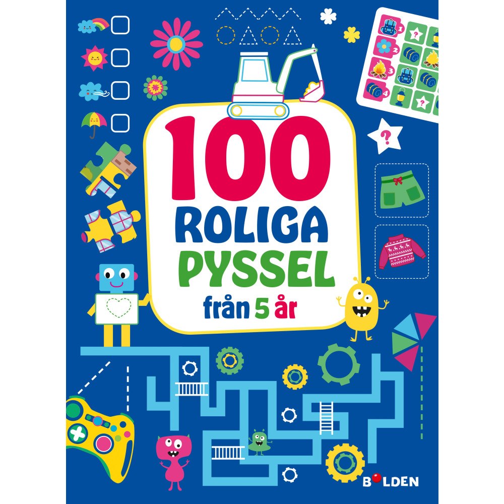 Förlaget Bolden ApS 100 nya roliga pyssel – från 5 år (häftad)