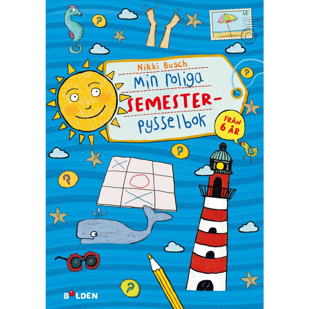 Förlaget Bolden ApS Min roliga SEMESTER-pysselbok – från 6 år (häftad)