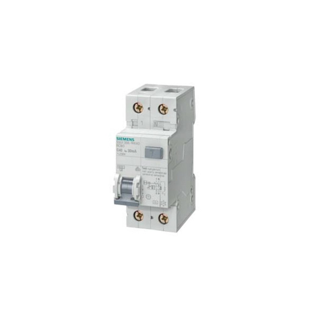 Siemens Kombiafbrytare automatsäkring/HPFI C 20A 1P+N, 30mA 5SU1356-...