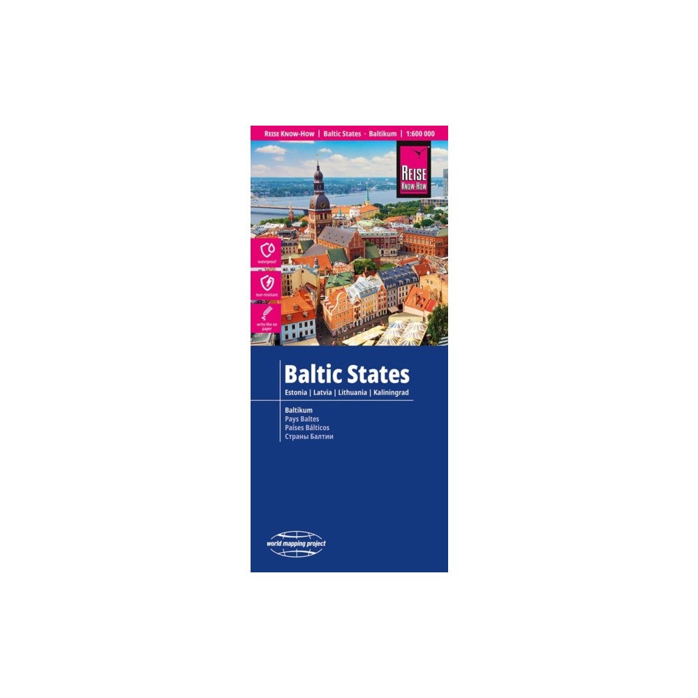 Reise Know-How Verlag Peter Rump GmbH Baltic States (1:600.000)
