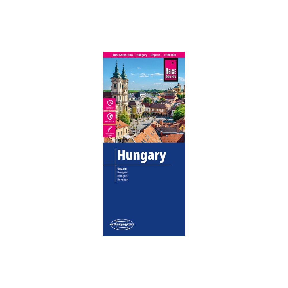 Reise Know-How Verlag Peter Rump GmbH Hungary (1:380.000)