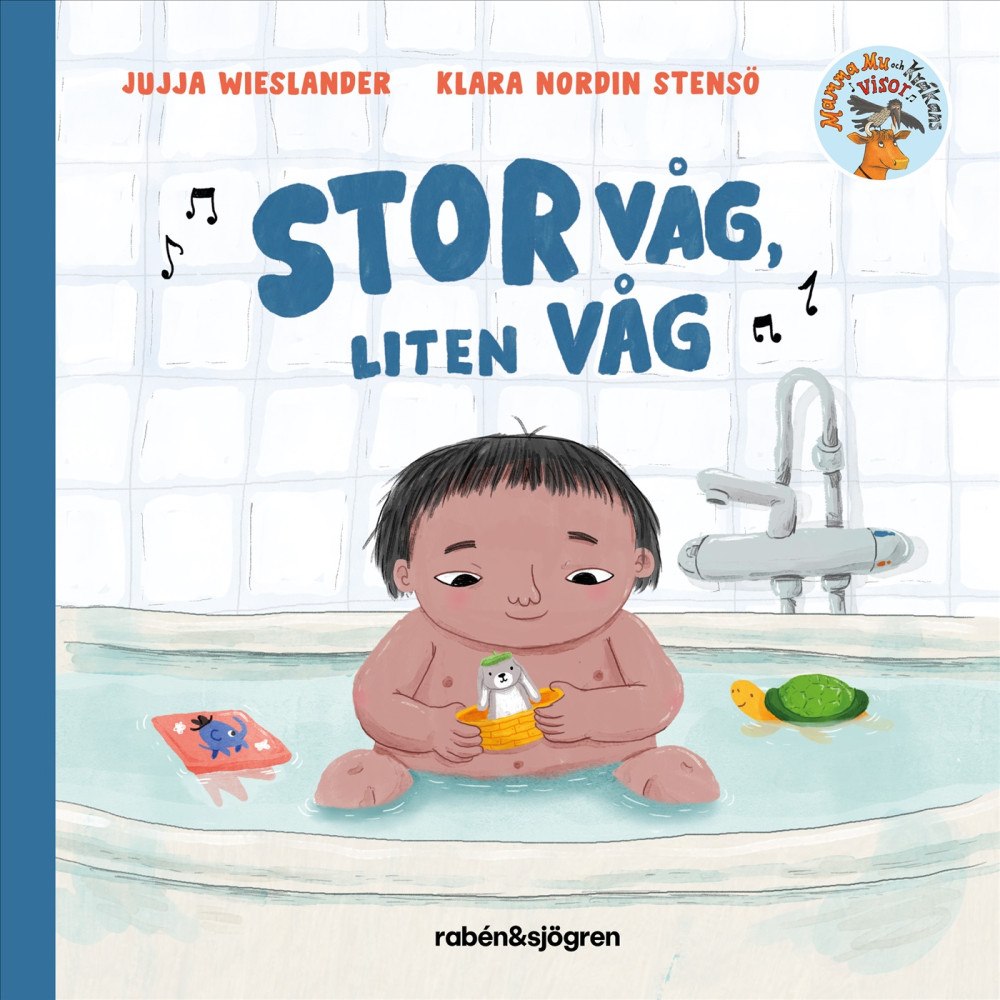 Jujja Wieslander Mamma Mu och Kråkans visor. Stor våg, liten våg (bok, board book)