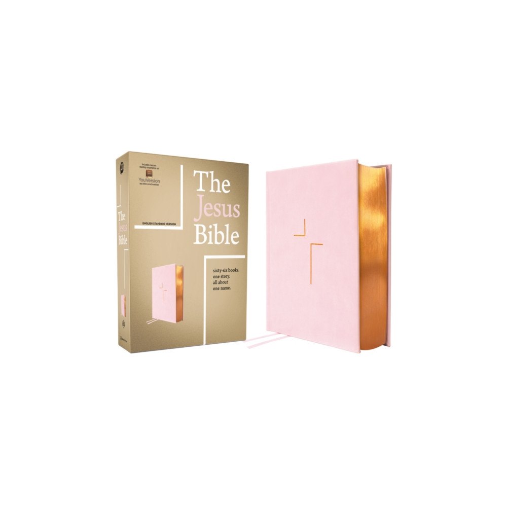 Zondervan The Jesus Bible, ESV Edition, Leathersoft over Board, Pink (inbunden, eng) (Skadad)