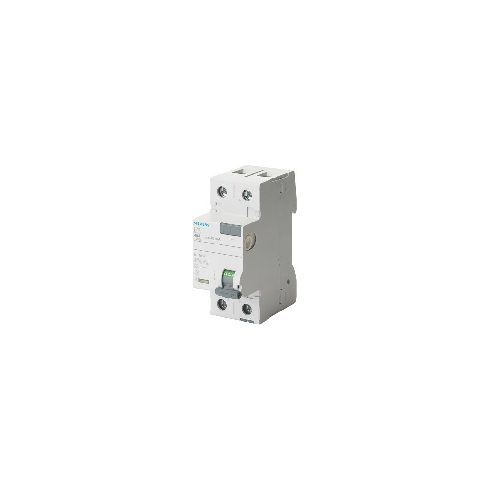 Siemens Siemens 5SV3312-6, Jordfelsbrytare, Typ A, 10 A, IP20, 230 V