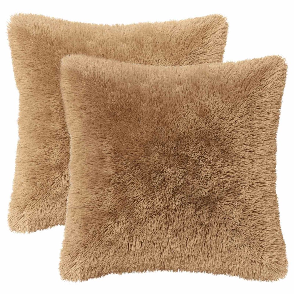 vidaXL Kudde med kudde HEERLEN 6 st Taupe PV Fleece