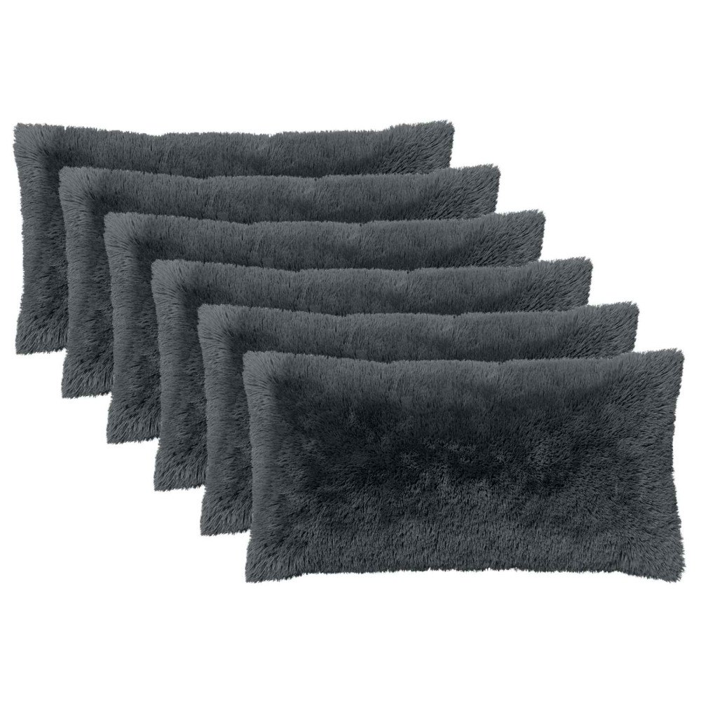 vidaXL Kudde med kudde HEERLEN 2 st Antracit PV Fleece