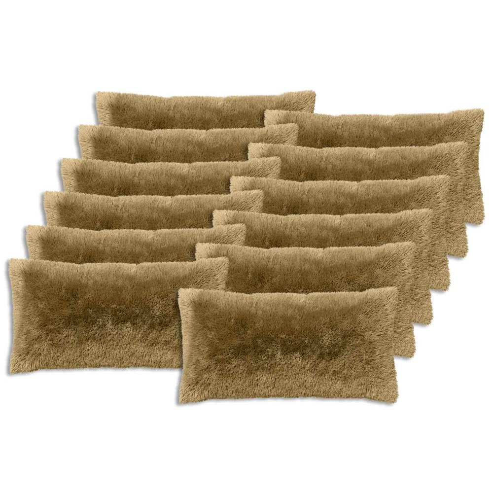 vidaXL Kudde med kudde HEERLEN 2 st Ljusgrå PV Fleece
