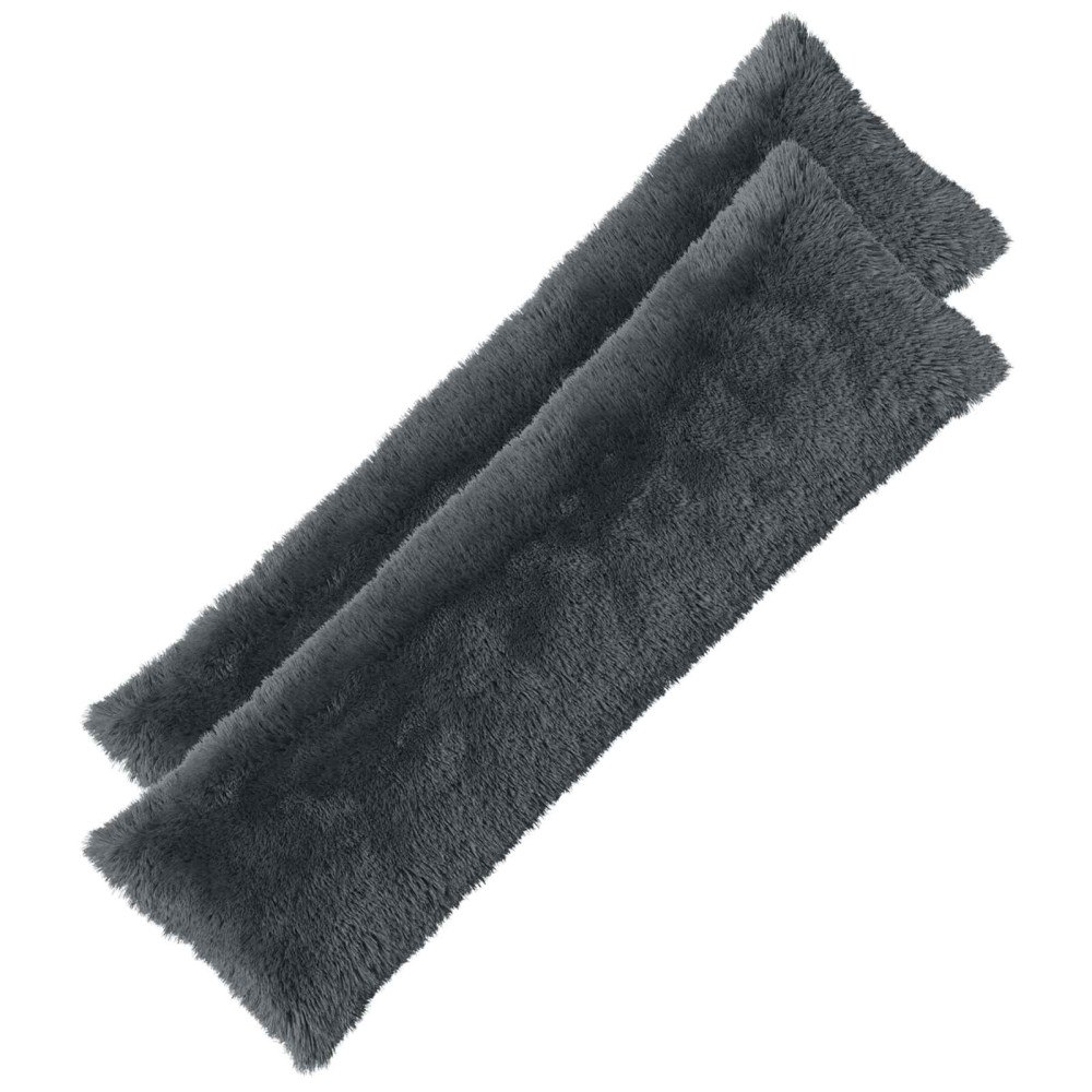 vidaXL Kudde med kudde HEERLEN 2 st Antracit PV Fleece